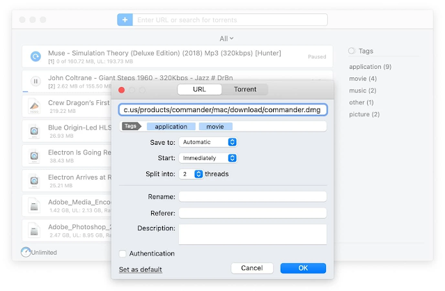 Folx: Download Manager for Mac
